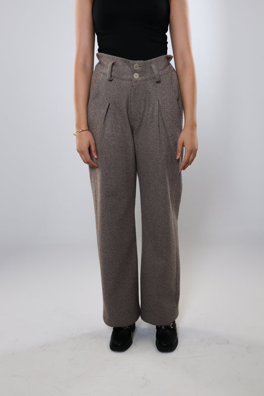 Coffee Twid Pants