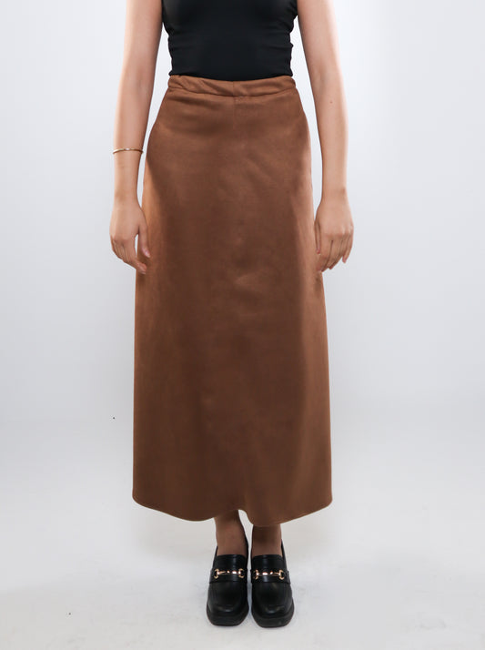 Brown Shamwah Skirt