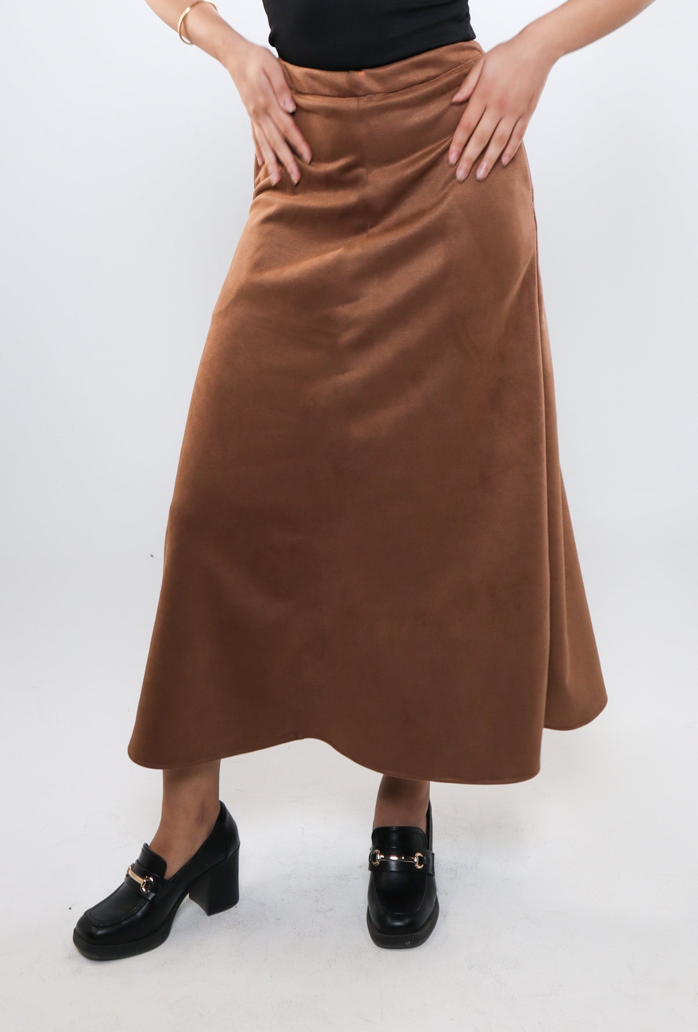 Brown Shamwah Skirt